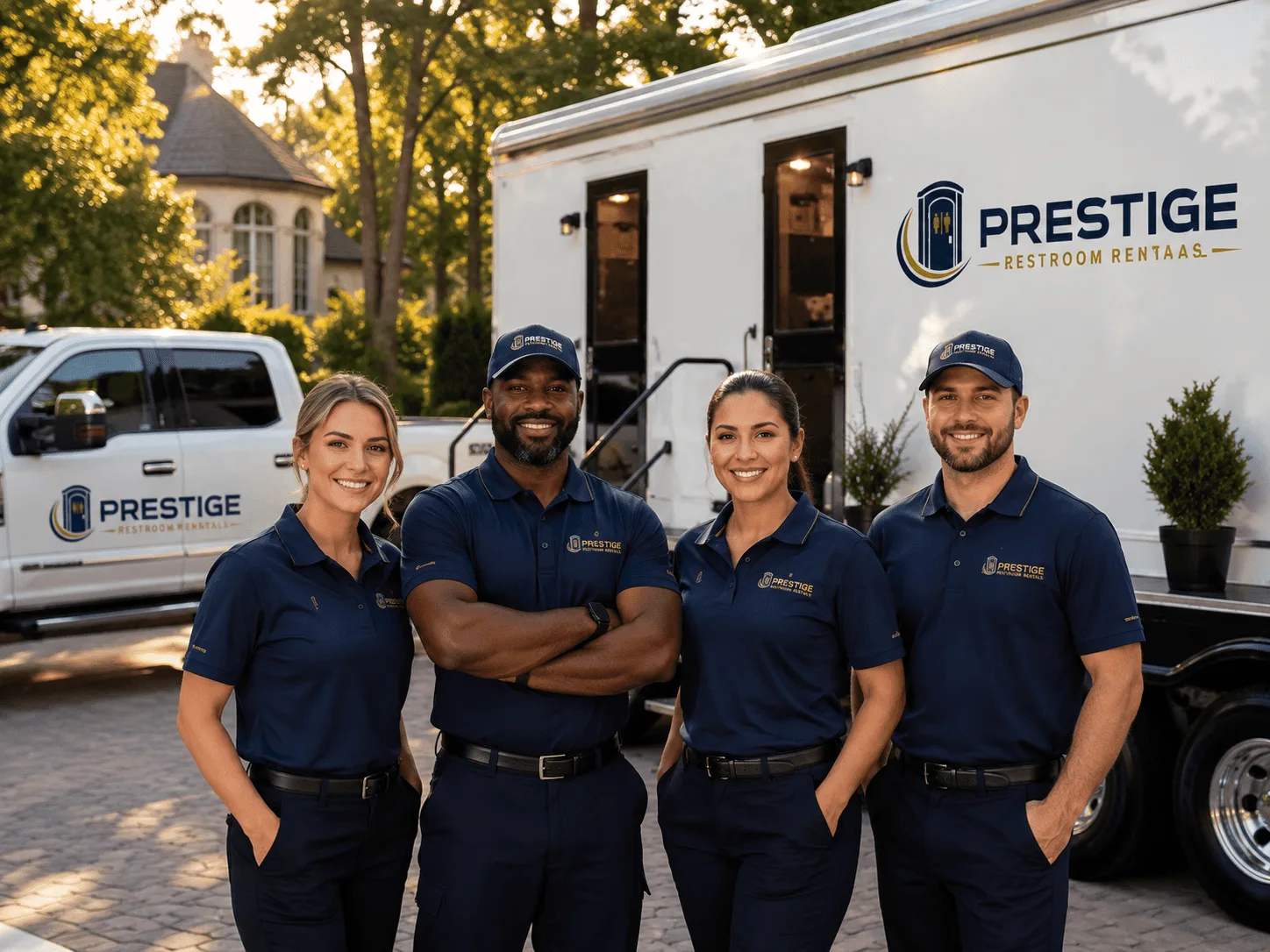 Trusted Luxury Portable Restrooms company in Welsh, LA